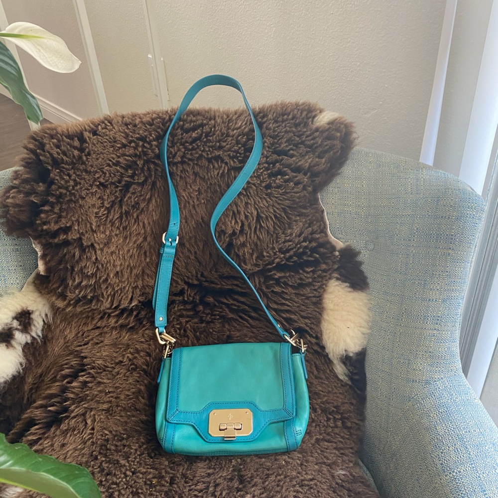 Cole Haan - Teal and Blue Adjustable Shoulder Bag